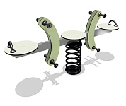 балансир вст 5851 двойной на пружине для детской площадки