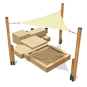 песочница вст 4521 для уличной площадки