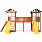 Детская площадка Можга Спортивный городок 6 СГ6-Р923-Тент с широким скалодромом крыша тент