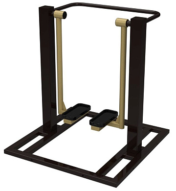 уличный тренажер sport-fora шаговый ytr39 на раме для спортивной площадки