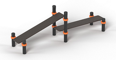 Скамья Romana 501.87.01 для спортивной площадки