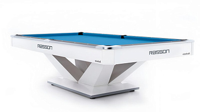 стол-пул rasson victory ii plus 9 футов белый с плитой