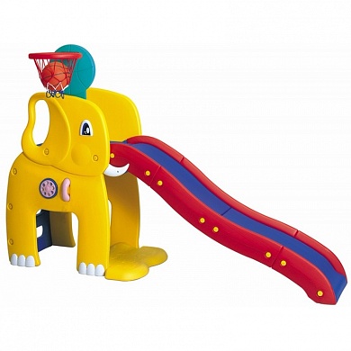 детская горка слон haenim toy hnp-715