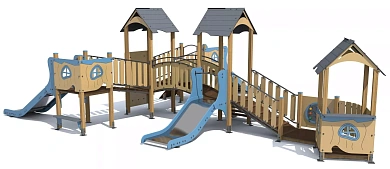 игровой комплекс дг.мк.11 для детской площадки