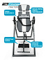 Инверсионный стол Start Line Traction серо-серебристый с подушкой