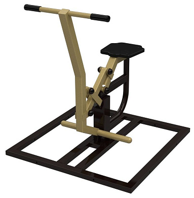 уличный тренажер sport-fora ковбой ytr64 на раме для спортивной площадки