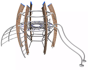 детский комплекс бент ик.бн02 для игровой площадки