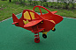 Качалка на пружине Самолет 04049 для детской площадки