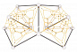 Пространственная канатная конструкция АТ-12.03 с полусферами 