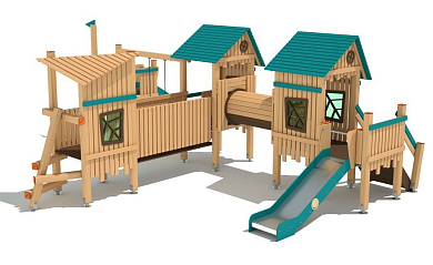 игровой комплекс дг-32 от 3 лет для детской площадки