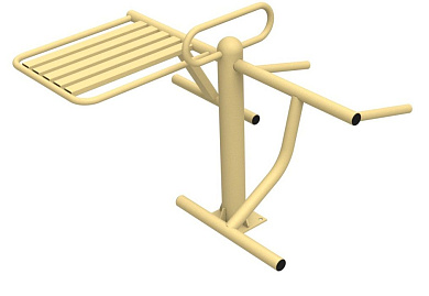 уличный тренажер sport-fora пресс-гипперэкстензия yt67 для спортивной площадки