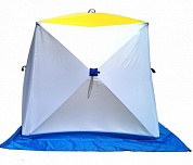 палатка для зимней рыбалки стэк куб-3 двухслойная