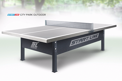 теннисный стол start line city park outdoor (бетон) с сеткой 60-715