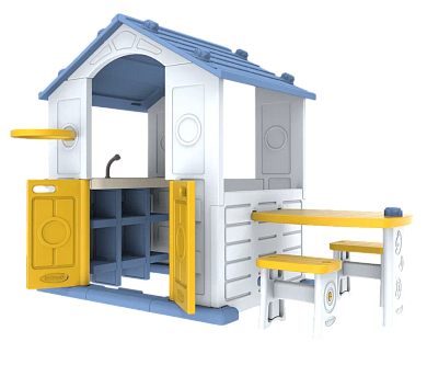 игровой домик toy monarch chd-512 со столиком и стульчиками