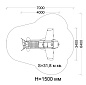 Игровой элемент Самолет Эко 1820041 для детской площадки