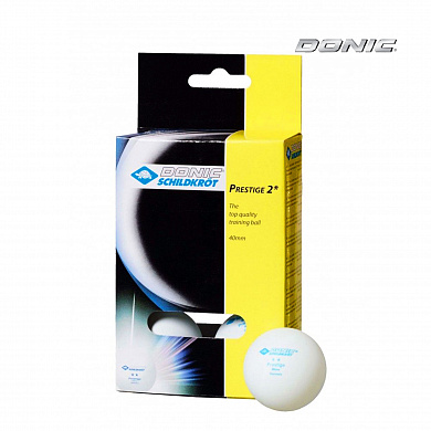 мячики для настольного тенниса donic prestige 2 (6 шт.) 618026