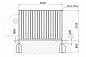 Забор металлический ОЗ-8 ОЗ003 для уличной площадки
