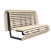 скамейка sport-fora sf-s2 для парков и зон отдыха