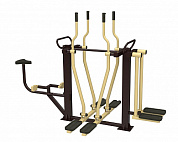 уличный тренажер sport-fora лыжники-велосипед-разведение yt35 для спортивной площадки