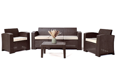 комплект мебели b:rattan premium max set венге уличный