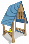 домик эко 061001 для детской площадки