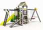 Детская деревянная площадка Igragrad X4 c горкой-трубой для дачи