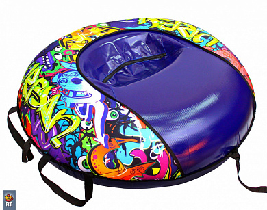 тюбинг (ватрушка) rt оксфорд graffiti comfort 100 см