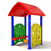 игровой домик беседка №1 для детской площадки