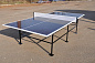 Теннисный стол с перегородкой антивандальный 13007 для игровой спортивной площадки