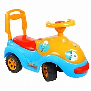 каталка orion toys луноходик с музыкальным рулем синяя ор119