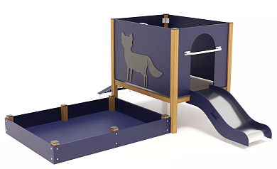 песочный дворик оptimum-еco эко.пд03 для детской площадки