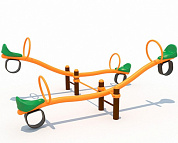 качели-балансир лодочка 2 кч096 для детской площадки