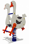 качалка на пружине гуси-лебеди 04044 для детской площадки