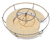 карусель вст 1234/2 для детской площадки