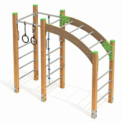 спортивный комплекс h24.09301 для детской спортивной площадки