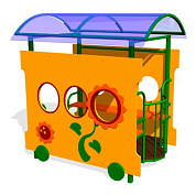 игровой макет вагон-подсолнух зним 074 для детских площадок