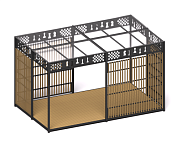 беседка-пергола шахматы пм-136 для парков и зон отдыха