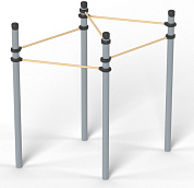 турник romana 501.92.02 для уличных площадок