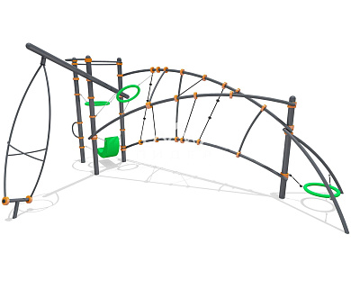 спортивный комплекс 09208 для спортивной площадки