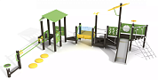 детский комплекс эко-play дг.эп016 для игровой площадки