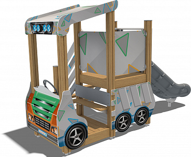 игровой макет машинка акселератор мд102.00.1 для детской площадки