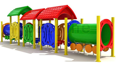 Игровой комплекс Вагоновожатый №3 для детской площадки
