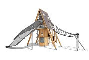детский комплекс шалаши вст 3502 для уличной площадки