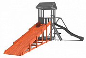 модуль деревянный зимний скат forestkids family длиной 5 метров