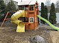Детский комплекс Igragrad Fast Клубный домик 2 с трубой Luxe