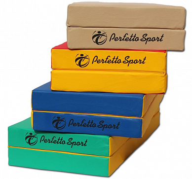 мат гимнастический perfetto sport №3 100x100x10см складной