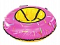 Санки надувные - Тюбинг (ватрушка) RT Пончик розовый, 118 см