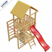 детский деревянный комплекс самсон 9-й элемент без покрытия