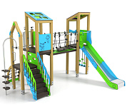 игровой комплекс лд072003м для детей 4-6 лет для уличной площадки