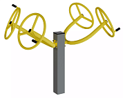 уличный тренажер fy-12707 для маломобильных групп населения